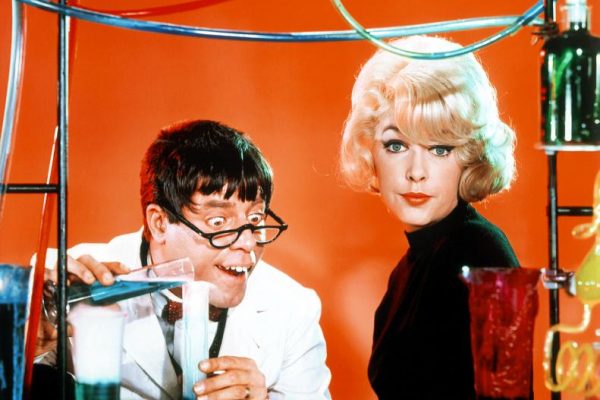 THE NUTTY PROFESSOR, (from left): Jerry Lewis, Stella Stevens, 1963