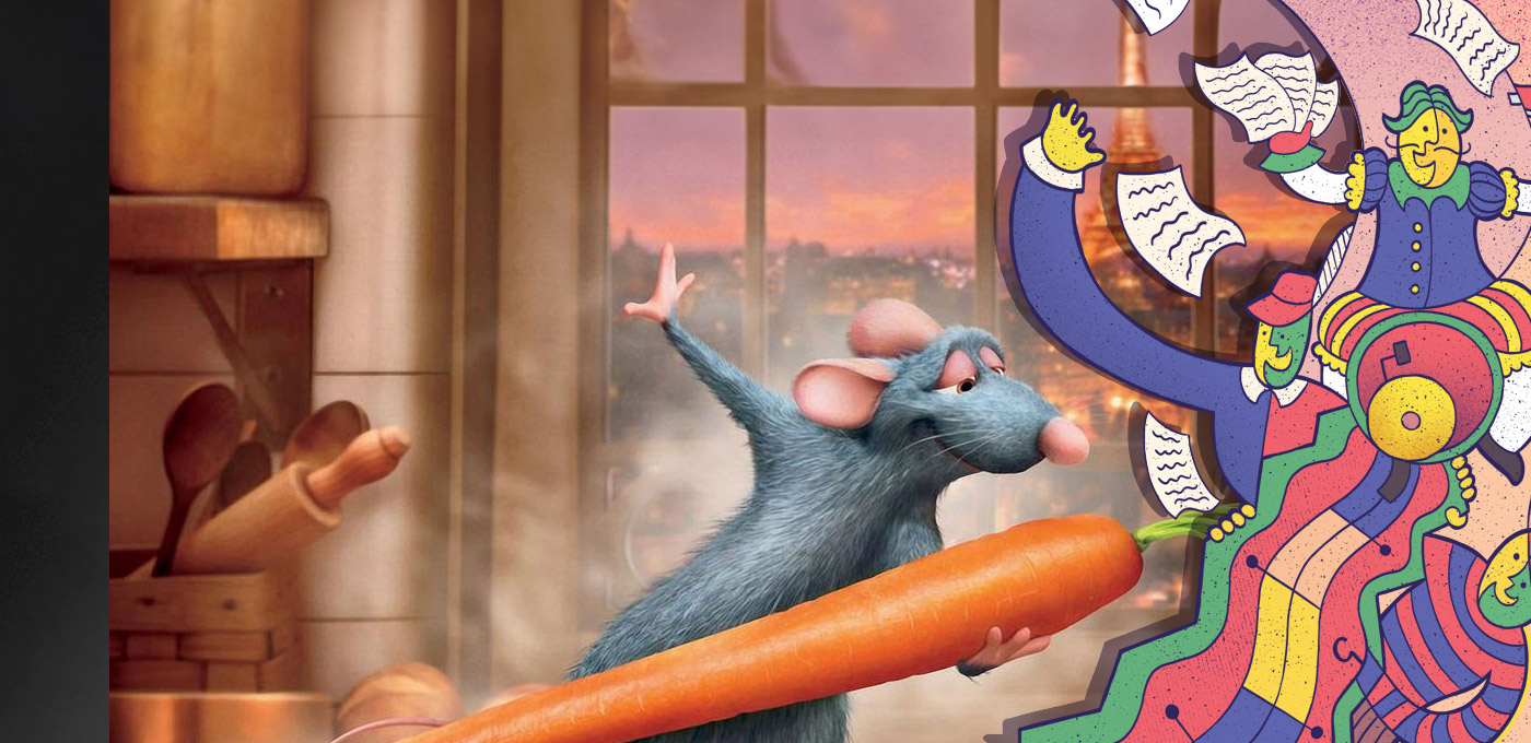 RATATOUILLE (2007)<br/><span style='color:#fdce50!important;font-size:0.8em;'>Duminică, 6 iulie, ora 11.00</span>